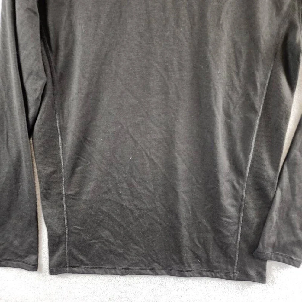 Polo Ralph Lauren Wool-Blend Long-Sleeve Crewneck Shirt Men's Medium Black